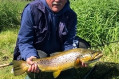 Buff Smith with a fine Soulseat Brown Trout
